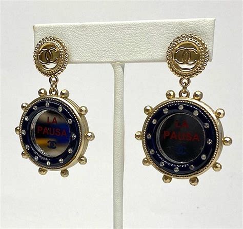 chanel nautical earrings